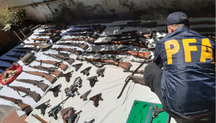 Argentina seizes large Nazi weapons cache