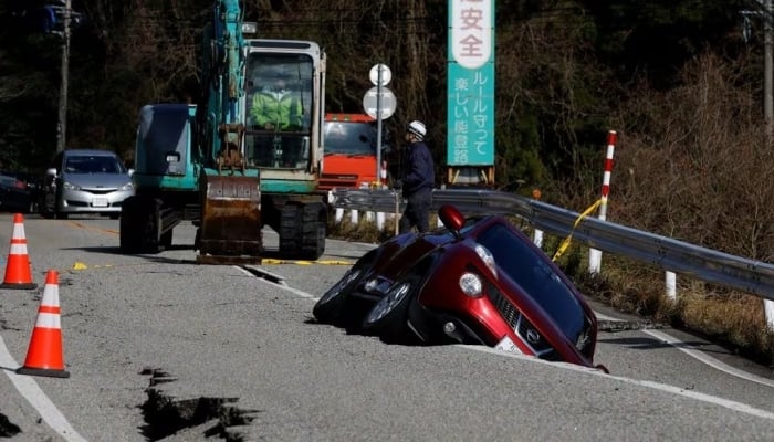 Recent major earthquakes in Japan