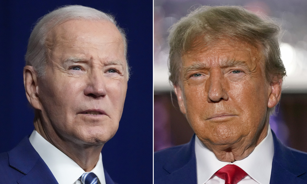 Ông Trump dẫn trước Tổng thống Biden trong tái đấu giả định