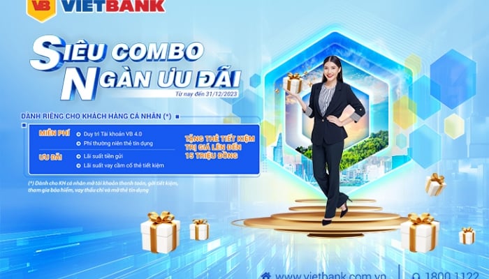 Tối ưu chi phí và trải nghiệm với các gói combo đa tiện ích tại vietbank