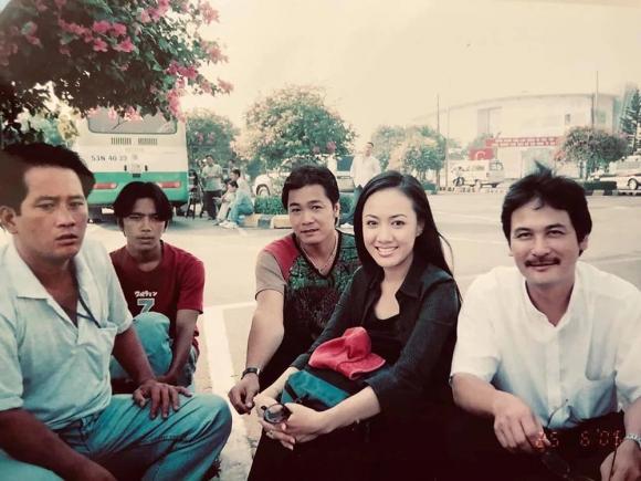 Hoài Anh và diễn viên Lý Hùng thời đóng chung phim. Ảnh: Facebook nhân vật