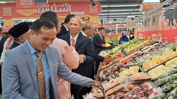 Los productos agrícolas vietnamitas causan nostalgia en la Semana de la ASEAN 2023 en Arabia Saudita.