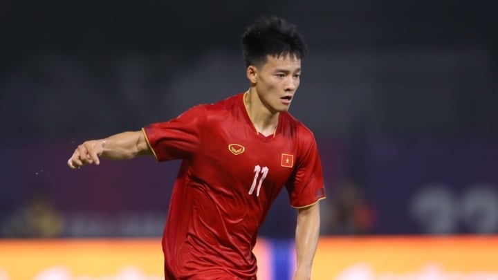 Striker Nguyen Thanh Nhan is confident ahead of the 2024 AFC U23 qualifiers.