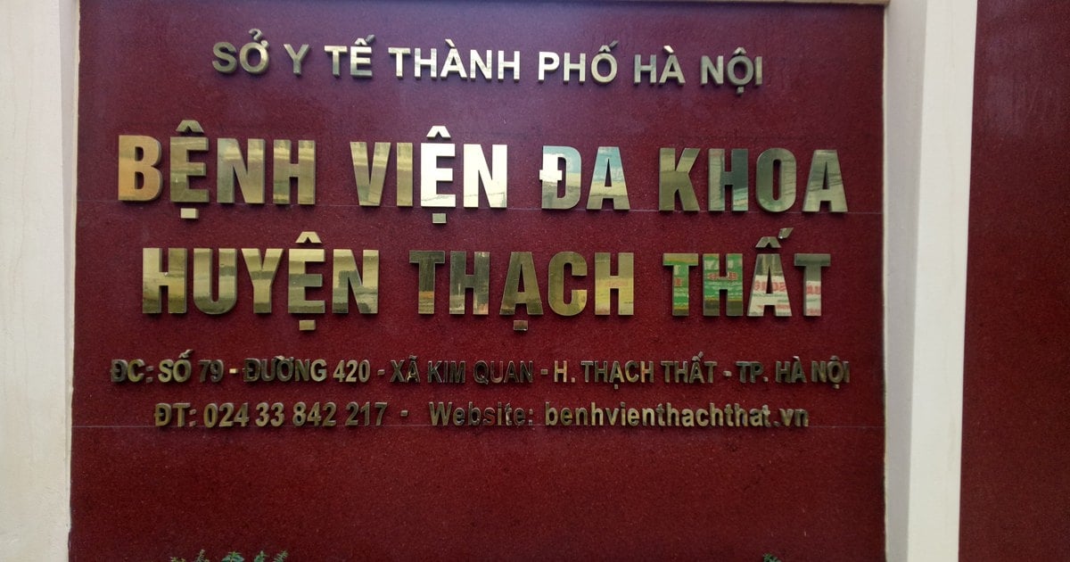 cải tạo, nâng cấp Bệnh viện đa khoa huyện Thạch Thất