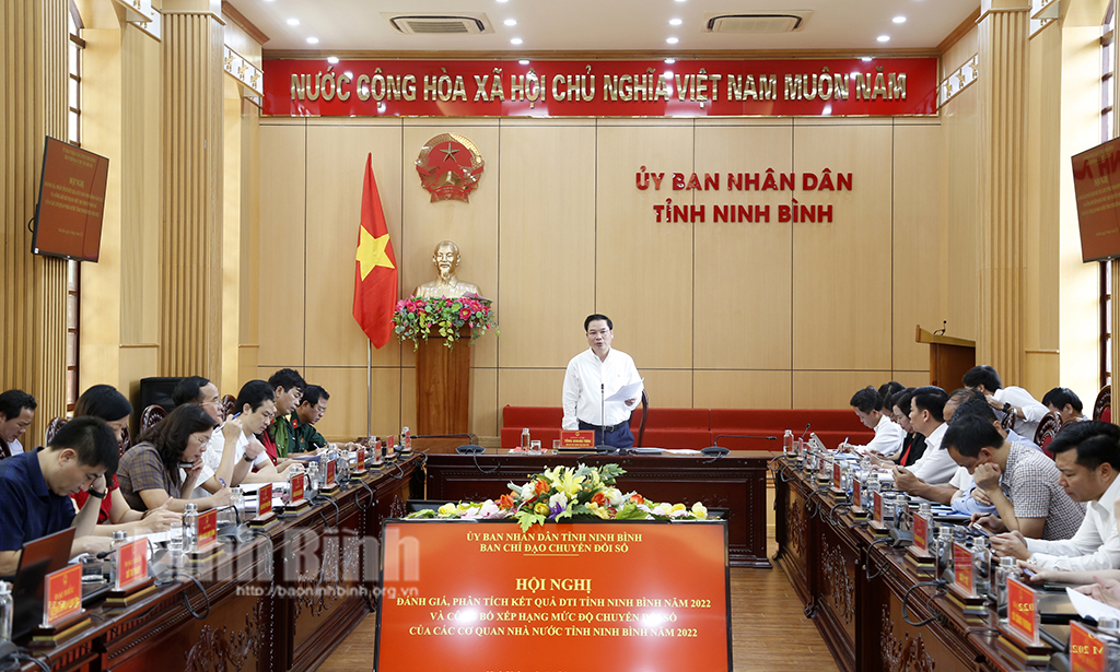 Hội nghị phân tích đánh giá kết quả DTI tỉnh Ninh Bình năm 2022