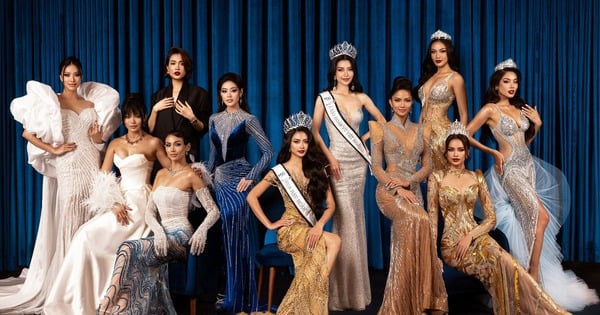 Stunned to see 11 beauties of Miss Universe Vietnam reunited for the first time in one photo