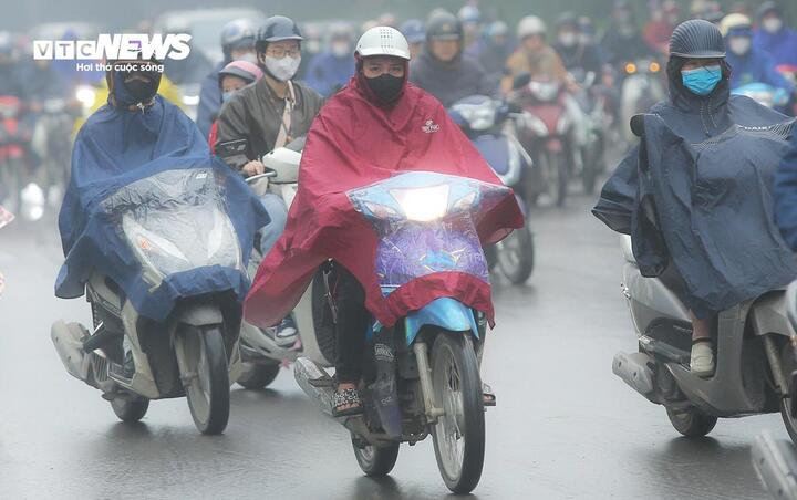 Weather forecast for December 4, Hanoi and northern provinces and cities will have rain in some places. (Illustration: Khong Chi)