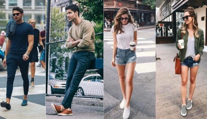 How to coordinate outfits with loafers for summer photo 1