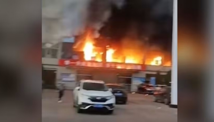 Dozens killed in building fire in China