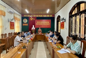 The Central delegation of the Vietnam Farmers' Union worked with the Provincial Farmers' Union