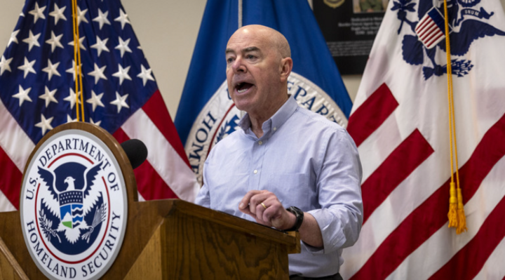 US Secretary of Homeland Security Alejandro Mayorkas. (Photo: Getty Images)