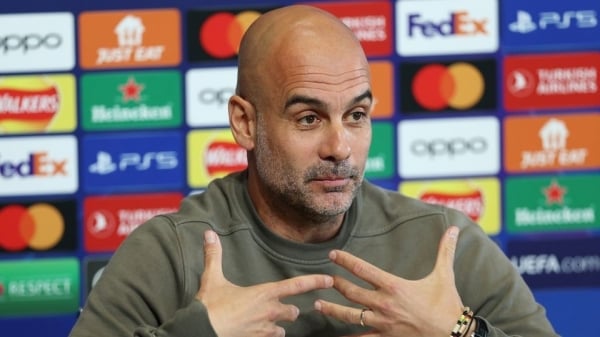 HLV Pep Guardiola tự tin khi thi đấu trên sân nhà