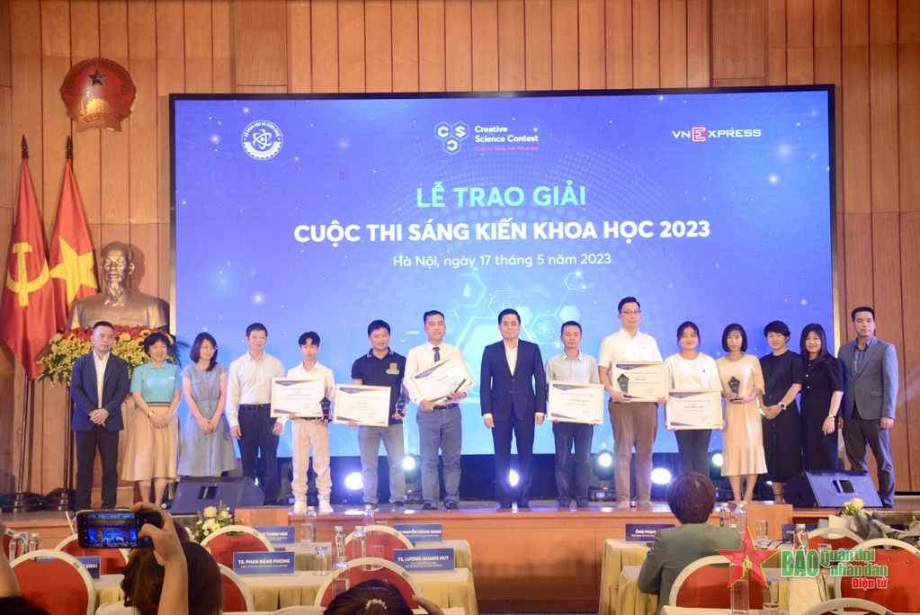 Hội nghị các nhà khoa học trẻ và trao giải Cuộc thi sáng kiến khoa học