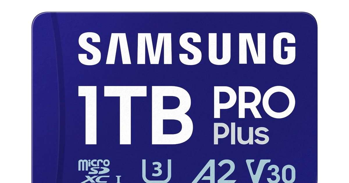 Samsung ra mắt thẻ nhớ microSD 1TB với hiệu suất nâng cao