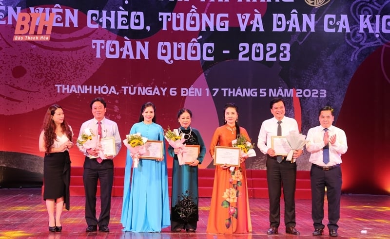 Cuộc thi “Tài năng diễn viên Chèo, Tuồng và Dân ca kịch toàn quốc - 2023” kết thúc tốt đẹp