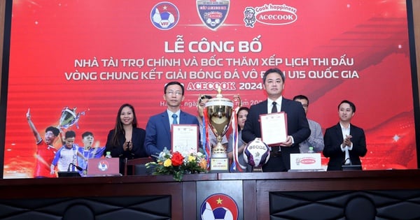 Acecook Vietnam sponsors the 2024 National U.15 Championship Finals