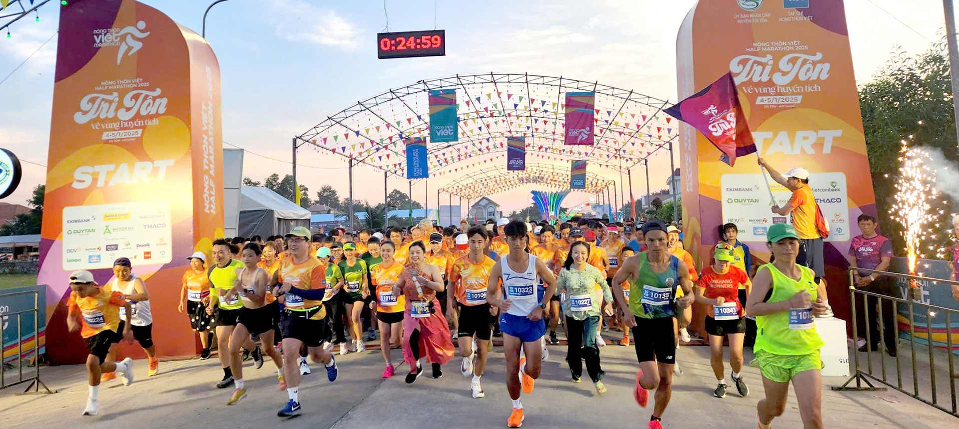 THACO đồng hành cùng Giải chạy Nông thôn Việt Half Marathon 2025