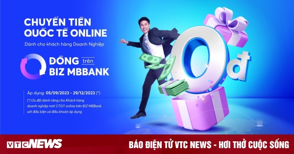 MB miễn phí chuyển tiền quốc tế online