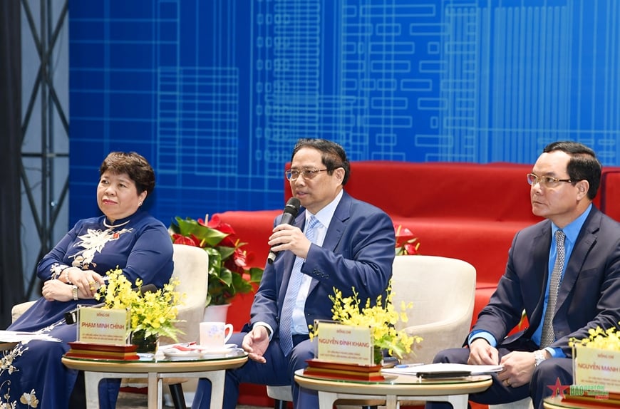 Premierminister Pham Minh Chinh spricht auf dem Forum