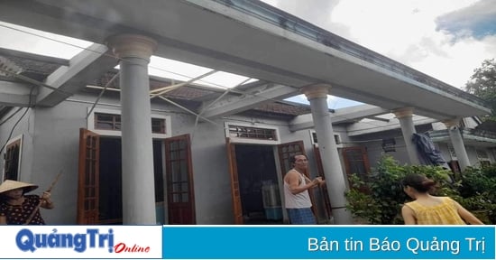 Lốc xoáy làm 192 nhà dân bị tốc mái, nhiều công trình hạ tầng hư hỏng