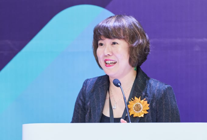 Dr. Nguyen Thi Mai Huu sprach am 28. Oktober auf der 11. New Directions East Asia International Conference on Foreign Language Assessment in Hanoi. Foto: BC
