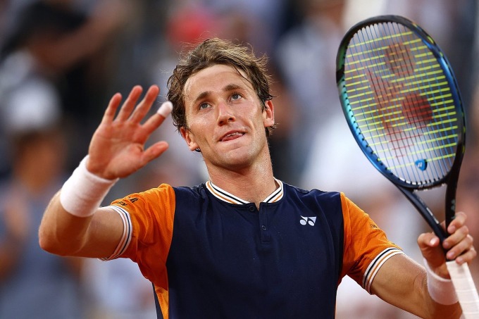 Ruud n'a perdu que trois sets depuis le début de Roland Garros 2023. Photo : AP