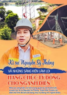 វិស្វករ Nguyen Sy Thang និងគំនិតផ្តួចផ្តើមរបស់គាត់ដែលបាននាំមកនូវផលប្រយោជន៍រាប់សិបពាន់លានដុងដល់ឧស្សាហកម្មអគ្គិសនី