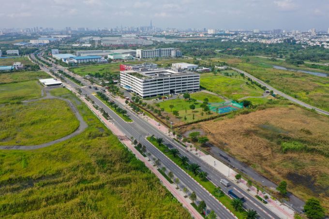 Khu công nghệ cao hiện hữu khi mở rộng với dự án công viên khoa học công nghệ sẽ kết nối mật thiết với nhau. Ảnh: Quỳnh Trần