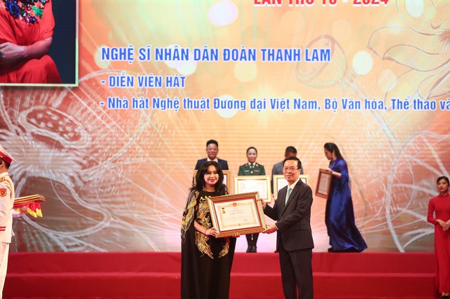 Tôn vinh những nghệ sĩ lao động bền bỉ, sáng tạo và có nhiều cống hiến nổi bật cho đời sống văn hóa nghệ thuật nước nhà - Ảnh 4.