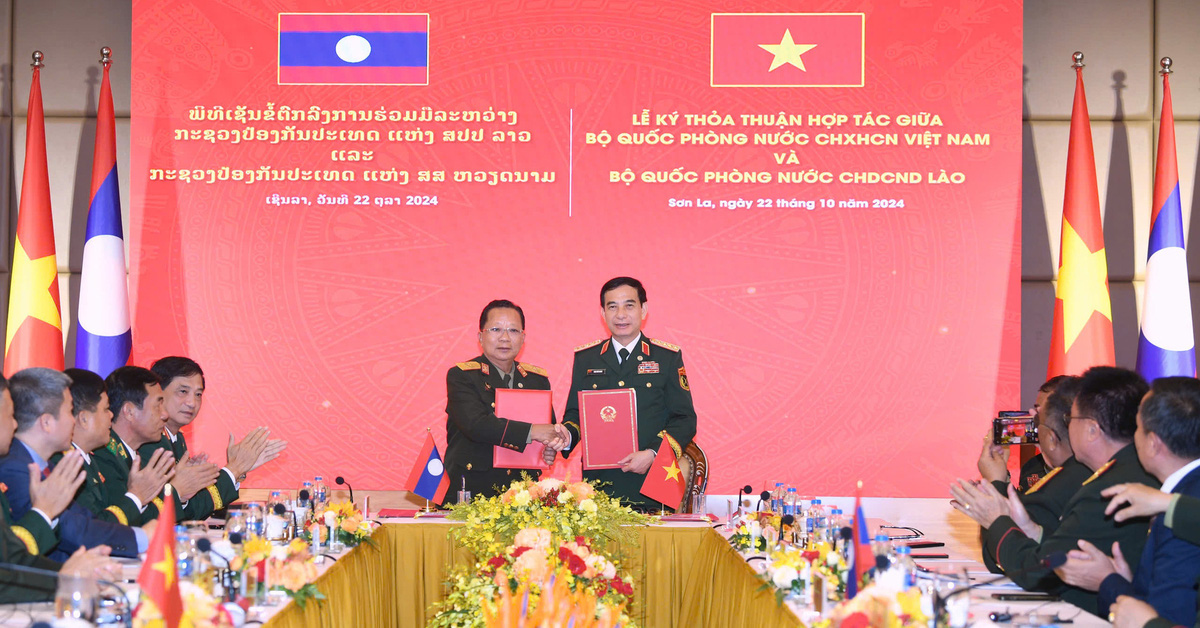 Signing of Vietnam - Laos defense cooperation protocol for the period 2025-2029