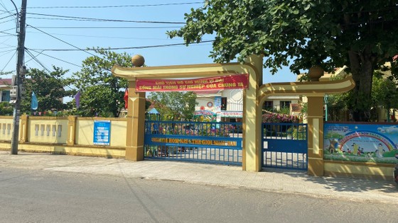 Phong Thuy Kindergarten, where a mineral water bottle with a leech was discovered