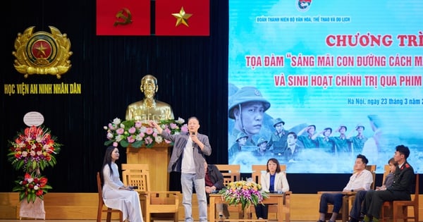 Giao lưu, chiếu phim Mùi cỏ cháy tại Học viện An ninh Nhân dân