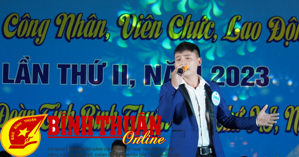 Ouverture du 2e « Concours de chant des syndicalistes, ouvriers, fonctionnaires et ouvriers de la province de Binh Thuan »