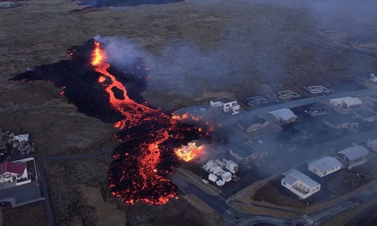 Why are countries having a headache trying to stop lava?