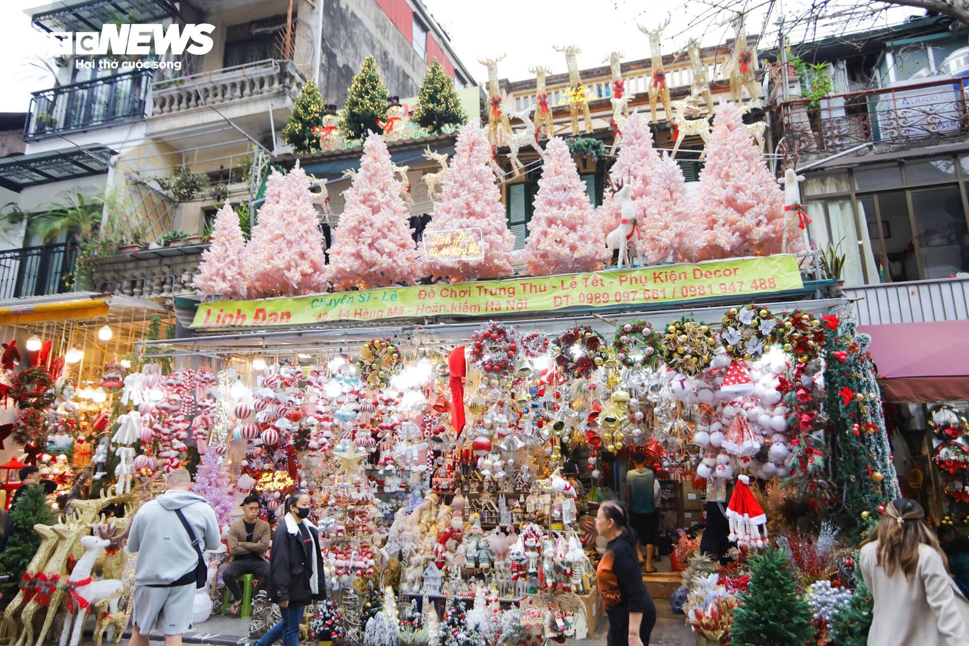 Les jeunes de Hanoi se déguisent pour « s'enregistrer » pour Noël en avance dans la rue Hang Ma - 2