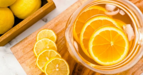 Why should you drink honey lemon in the morning?