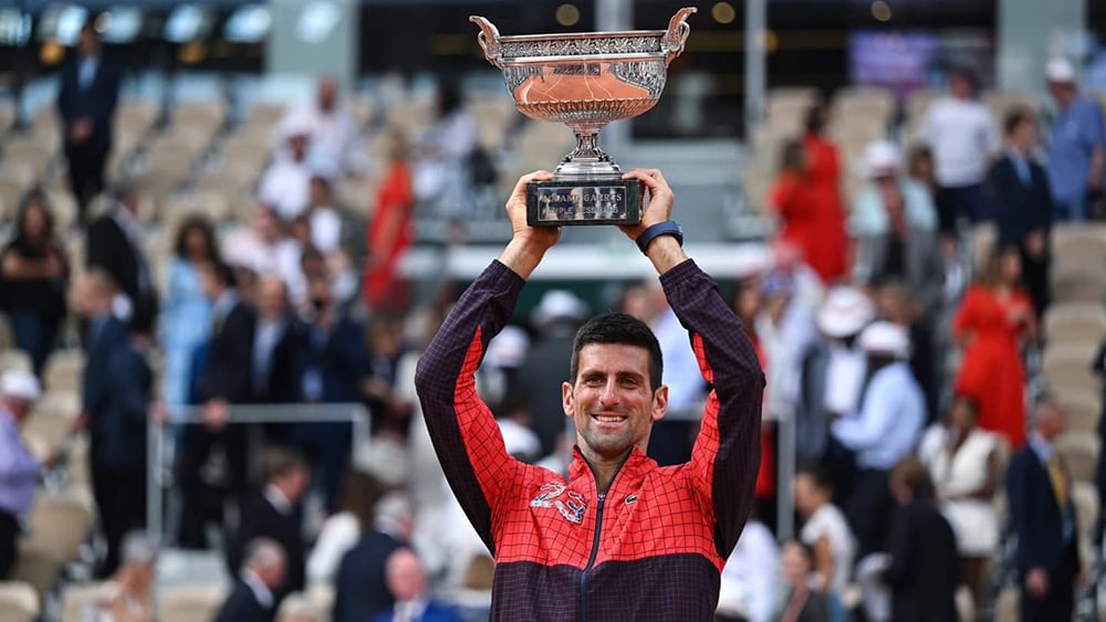 Djokovic remporte Roland Garros 2023 |=> Publié dans le journal Bac Giang