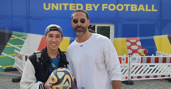 Vietnamese athletes invited by legend Rio Ferdinand to play juggling at Euro 2024