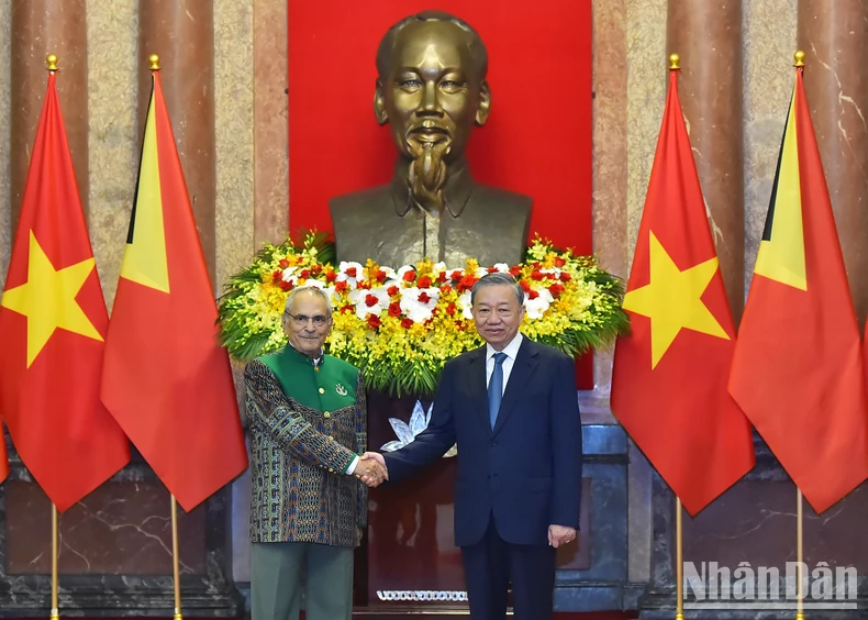 [ภาพ] ประธานาธิบดีโตลัมหารือกับประธานาธิบดีแห่งสาธารณรัฐประชาธิปไตยติมอร์-เลสเต โฮเซ ราโมส-ฮอร์ตา ภาพที่ 1