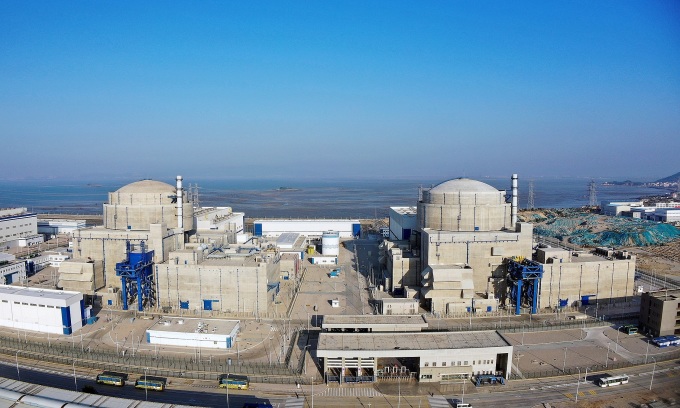 Proyecto de demostración de la central nuclear Hualong-1 en la central nuclear de Fuqing, Fujian, China. Foto: CGTN