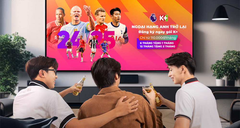 MyTV ưu đãi gói K+ đón mùa bóng Ngoại hạng Anh