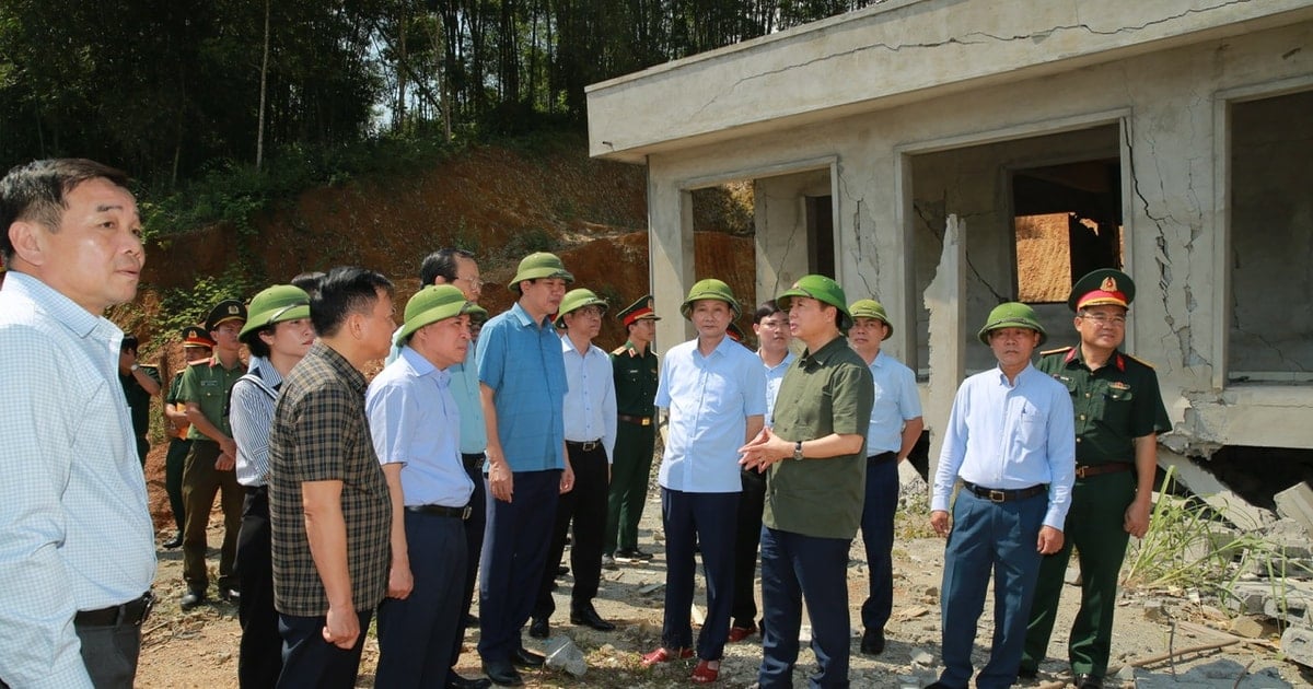 Phó Thủ tướng Trần Hồng Hà yêu cầu Thanh Hoá khẩn trương khôi phục hạ tầng xã hội thiết yếu bị ảnh hưởng bởi bão, lũ