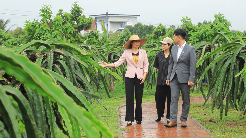 Ông Han Sun Yeong, Giám đốc Công ty TNHH Han Nông tiên phong triển khai mô hình trải nghiệm miệt vườn trái cây tại xã Việt Dân.