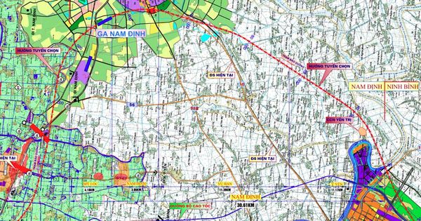 ¿Por qué el ferrocarril de alta velocidad Norte-Sur “rodea” Nam Dinh?