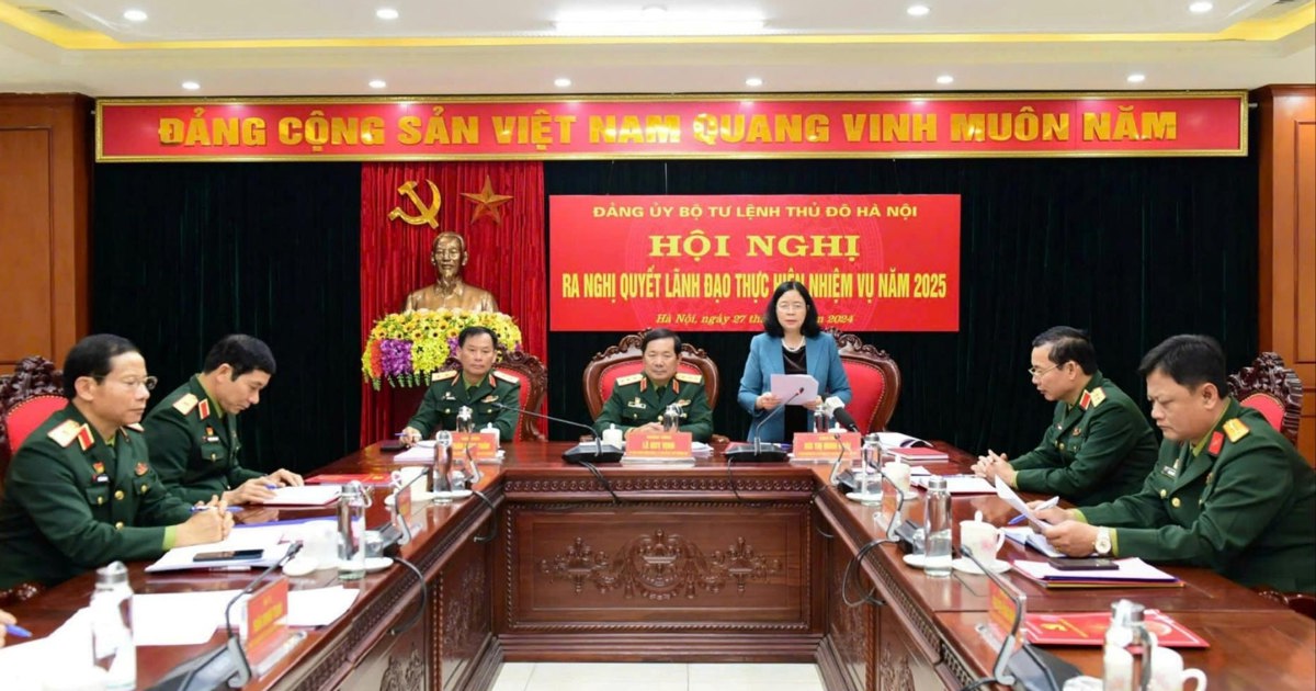 Xây dựng lực lượng vũ trang Thủ đô cách mạng, chính quy, tinh nhuệ, hiện đại