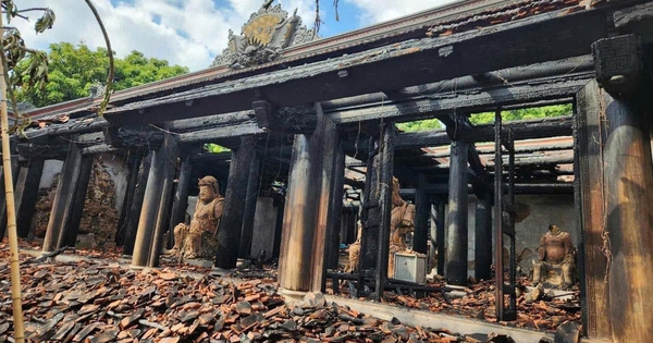 New information on the fire at Pho Quang pagoda in Phu Tho