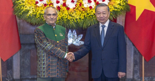 Cérémonie d'accueil du président du Timor-Leste en visite d'État au Vietnam