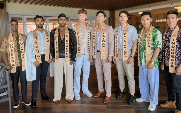 Cuộc thi Mister Universe Tourism 2024 (Nam vương Du lịch Hoàn vũ) chỉ có 8 thí sinh dự thi - Ảnh: Fanpage Mister Universe Tourism