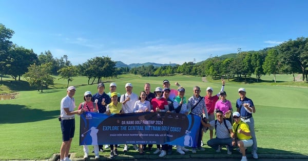 International golf travel famtrip group surveys Da Nang