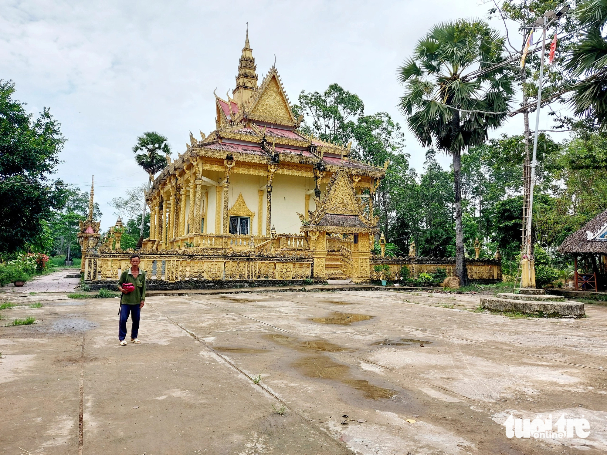 Ngôi chùa Cái Đuốc Lớn ở xã Ngọc Chúc (huyện Giồng Riềng, Kiên Giang) - nơi sư Thanh đã cưu mang Zheng Huanyi khi bị bỏ rơi - Ảnh: CHÍ CÔNG